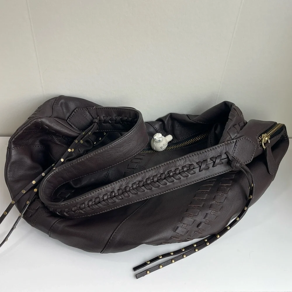 orYANY Tori Washed Lamb Leather Hobo Bag